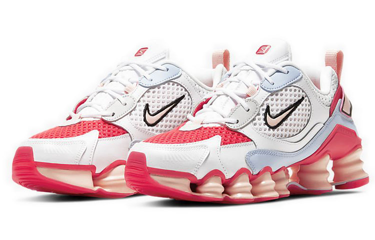 WMNS) Nike Shox TL Nova 'White Laser Crimson' CV3602-101 • SneakerSouqq