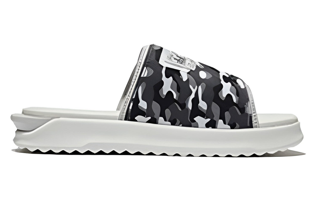 Li-Ning Fashion Slides 'White Black Camo' AGAS011-3