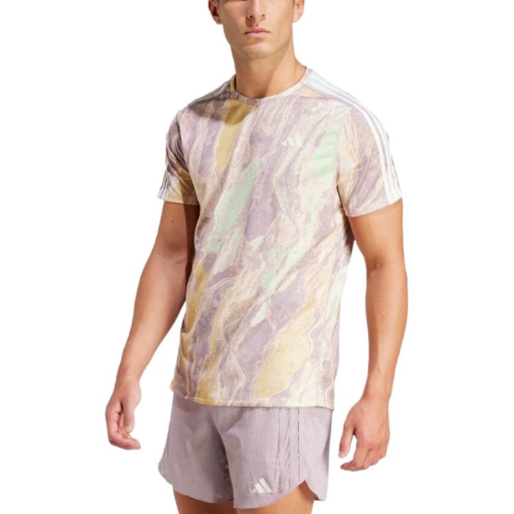 adidas Move for the Planet AirChill T-shirt Asia Sizing 'Pink Multi' IN2985