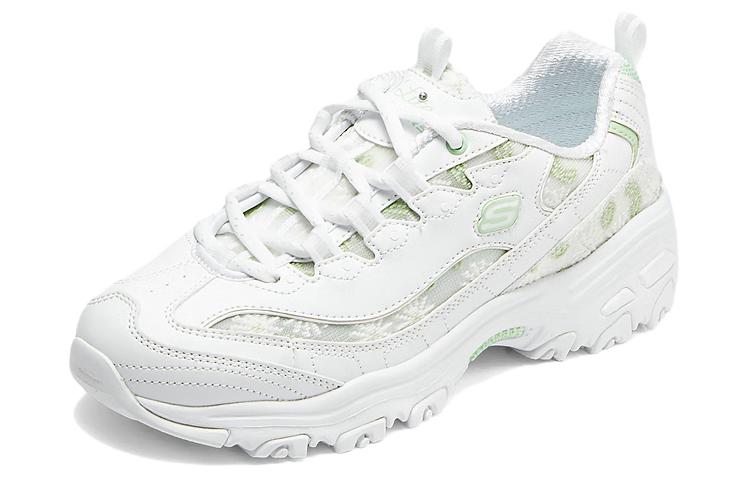 (WMNS) Skechers Women Sport D'Lites 1.0 'White Green' 150234-WGR