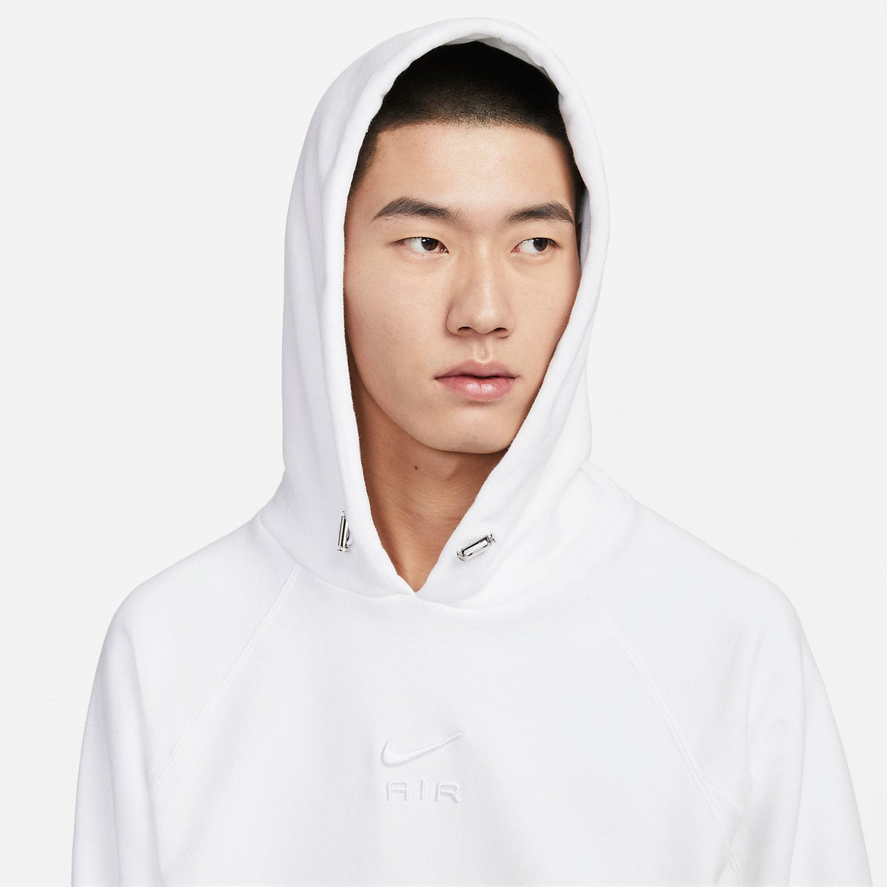 Nike Small Logo Hoodie 'White' DV9778-100