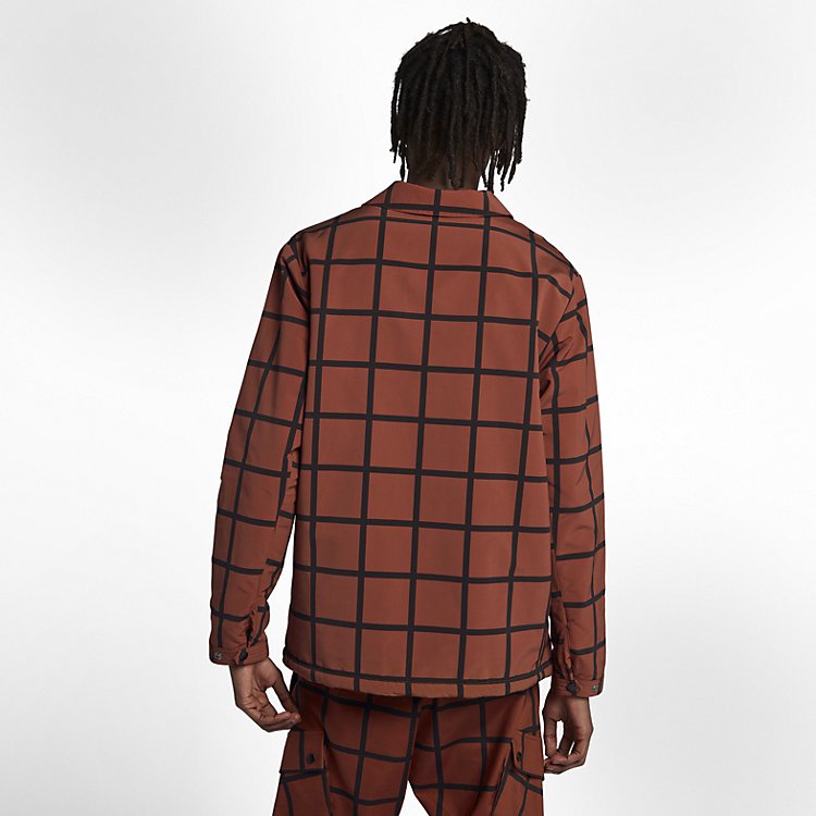 Nike x Patta Coach Jacket 'Mars Stone Black' AH6488-689