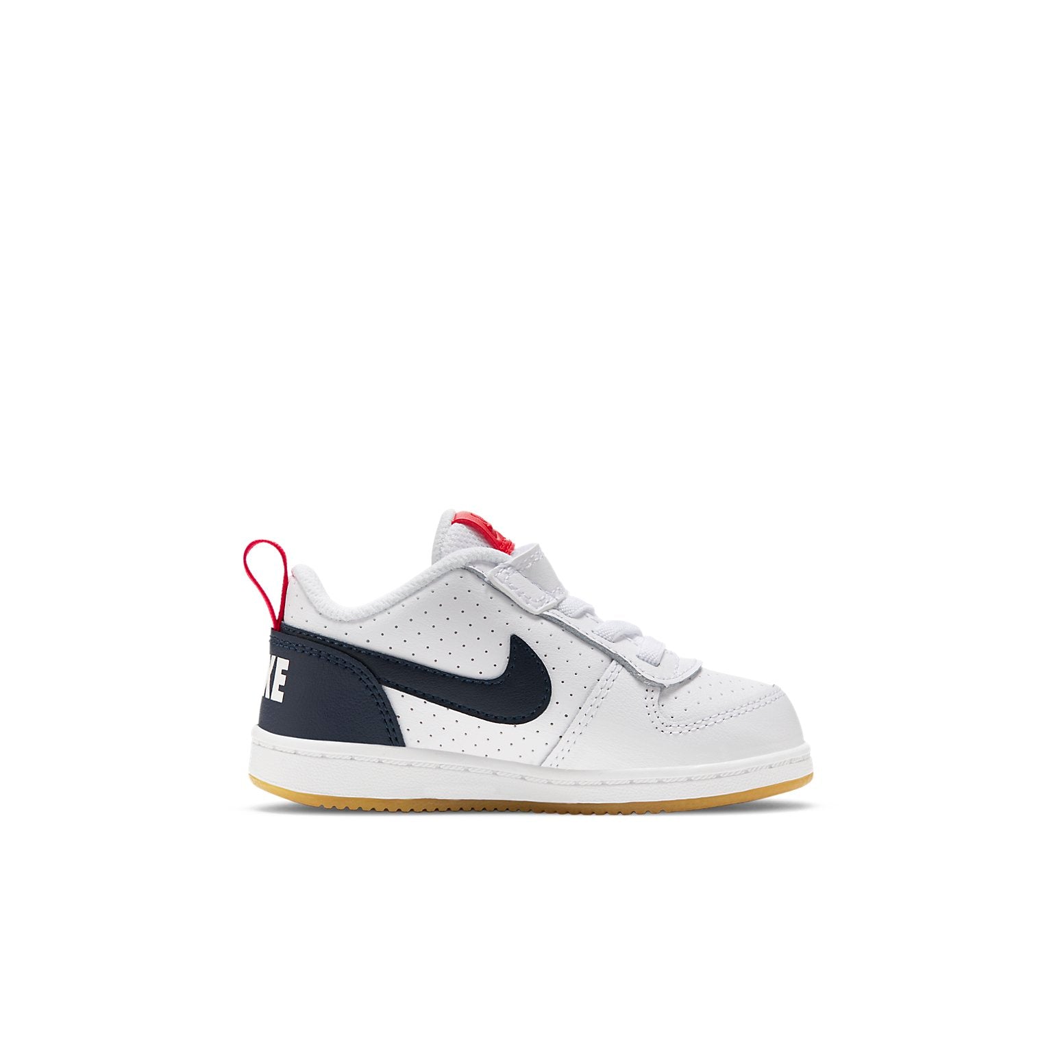 TD Nike Court Borough Low White Blue Red 870029 105 SneakerSouqq