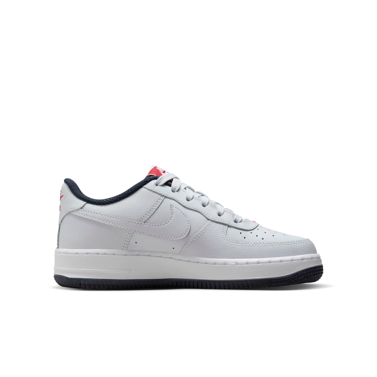 (GS) Nike Air Force 1 LV8 4 'Pure Platinum University Red' FQ4118-001