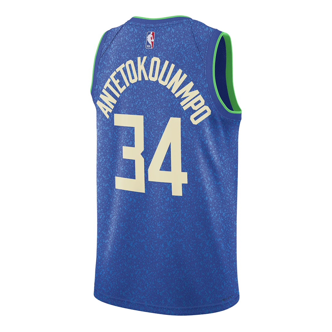 Nike Dri-FIT NBA Swingman Jersey 2023/24 City Edition 'Milwaukee Bucks Giannis Antetokounmpo' DX8509-407
