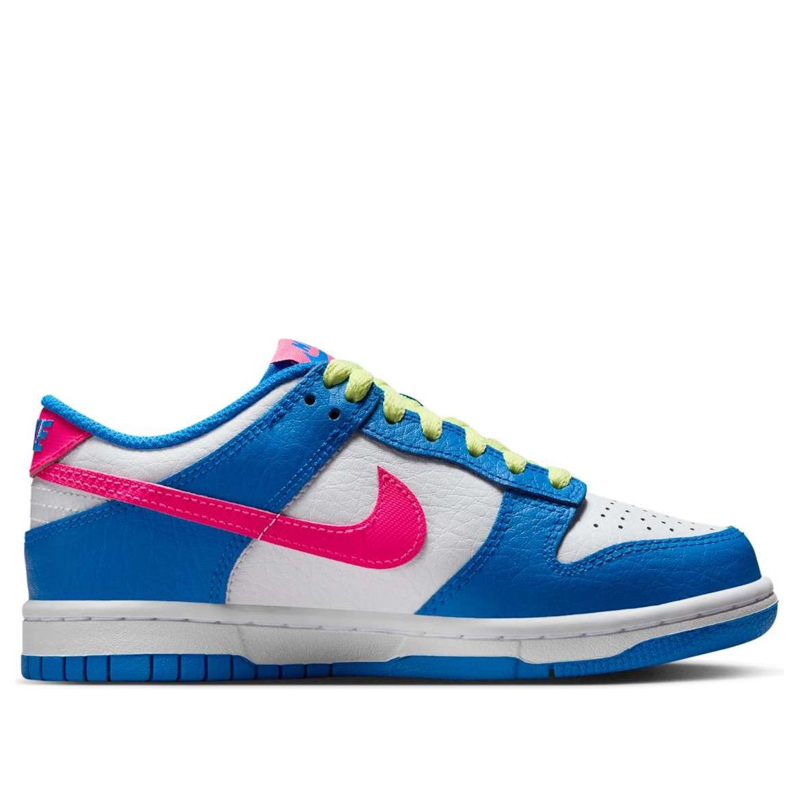 (GS) Nike Dunk Low 'Photo Blue White Light Lemon Twist Hyper Pink' IB7747-406