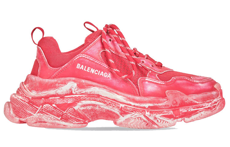 (WMNS) Balenciaga Triple S 'Dark Red' 524039W3CN36000