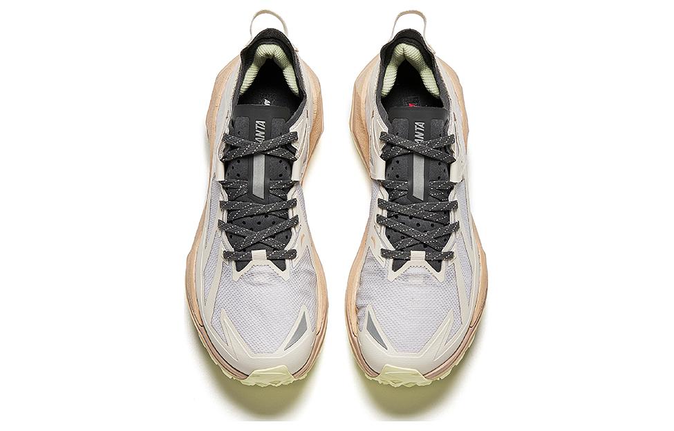 (WMNS) ANTA Running Series Sneakers 'White Beige Yellow' 122416602A-3