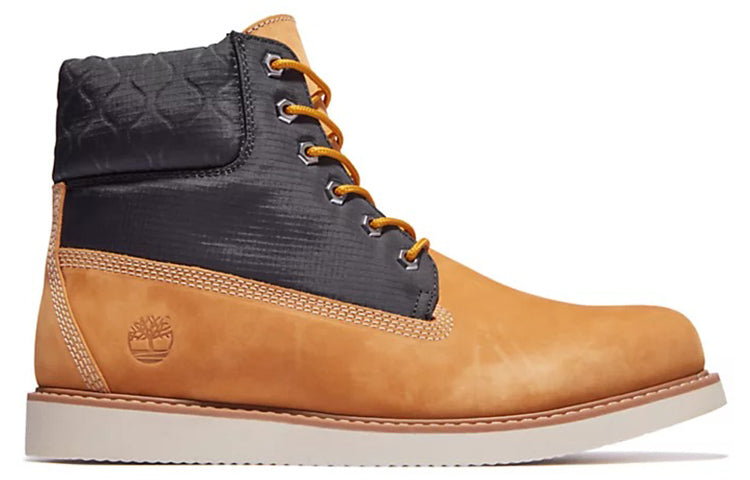 Timberland Newmarket 6 Inch Quilted Boots 'Wheat Black' A2GJT231