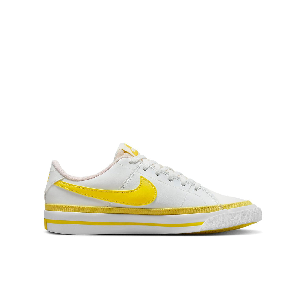 (GS) Nike Court Legacy 'White Opti Yellow' DA5380-119