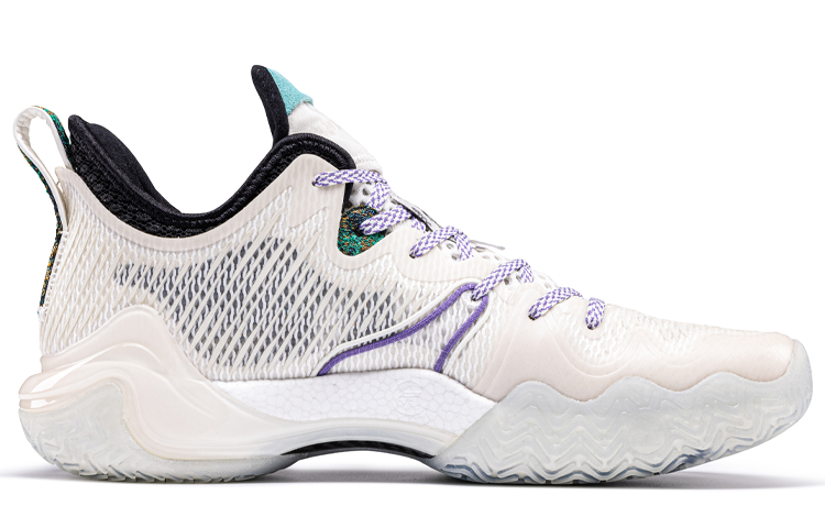 ANTA x Courtman Shock Wave 4 Pro 'White Purple Black' 112241111-6