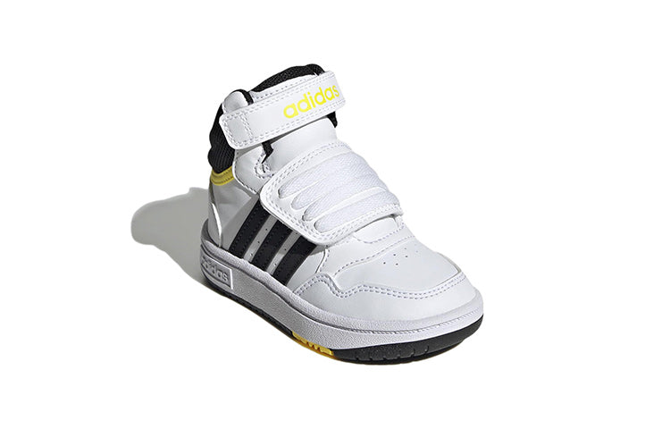 (TD) adidas Hoops MID 3.0 AC I Shoes 'White Black Yellow' GZ1933