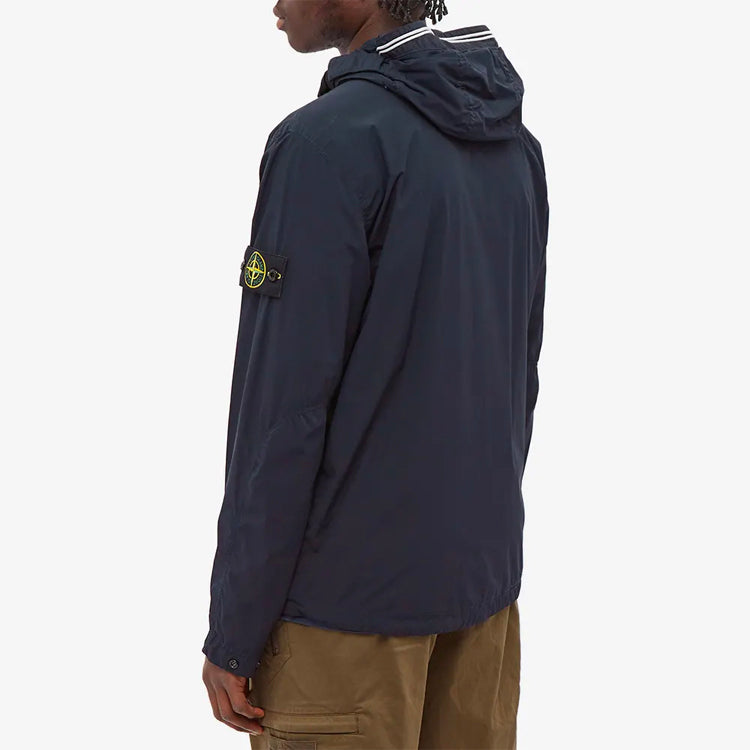 STONE ISLAND Nylon Garment Dyed Hooded Jacket 'Navy' 741540131-V0020