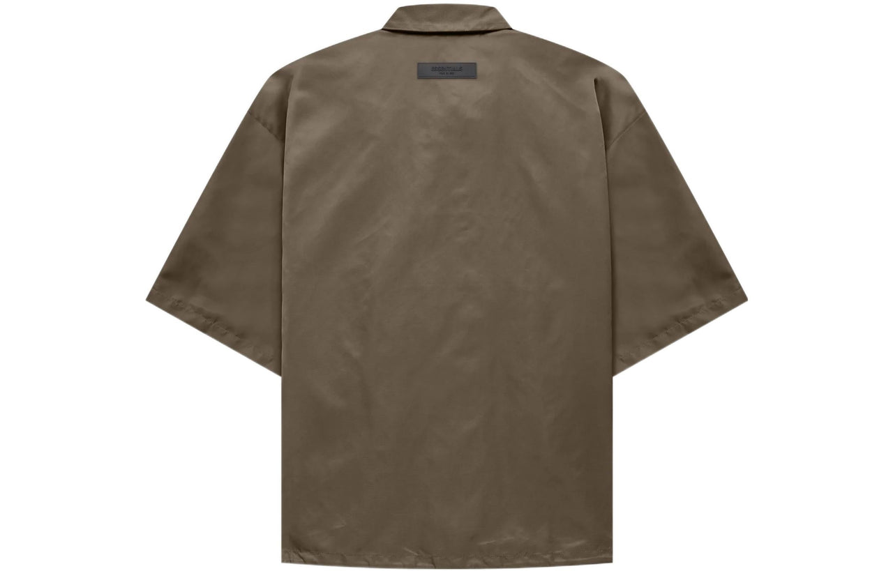 Fear of God Essentials FW22 Ss Nylon Shirt 'Wood' FOG-FW22-746