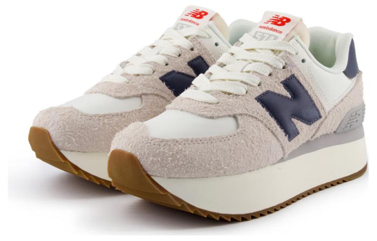 (WMNS) New Balance 574+ 'Beige Blue White' WL574ZQA
