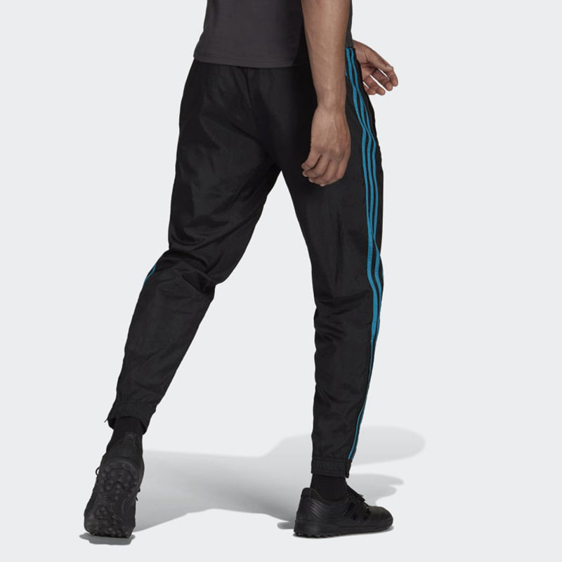 adidas Real Madrid Icons Woven Soccer Pants 'Black Blast Emerald' GR4250