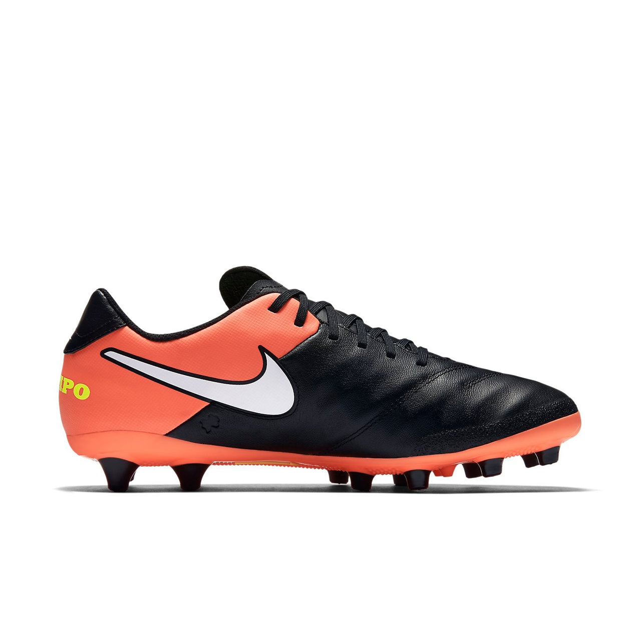 Nike Tiempo Genio 2 Leather AG Pro 'Black Orange' 844399-018