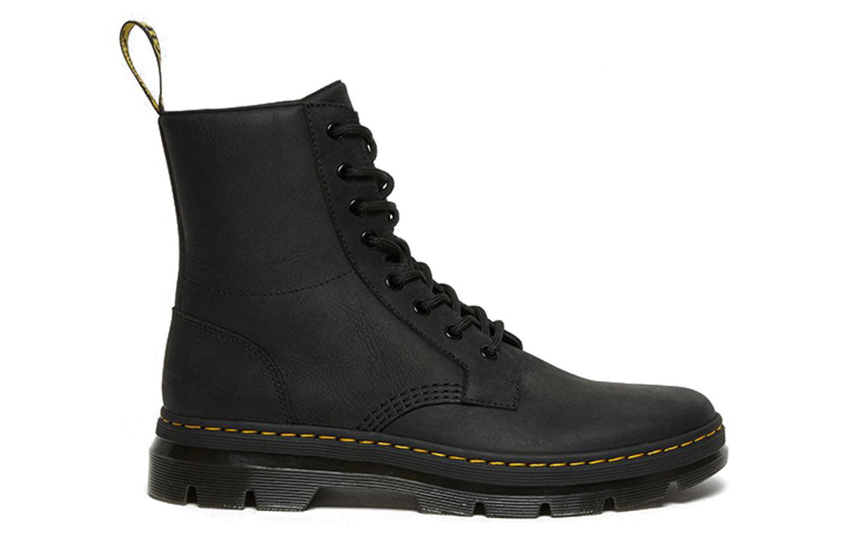 Dr. Martens Combs Leather Casual Boots 'Black' 26007001