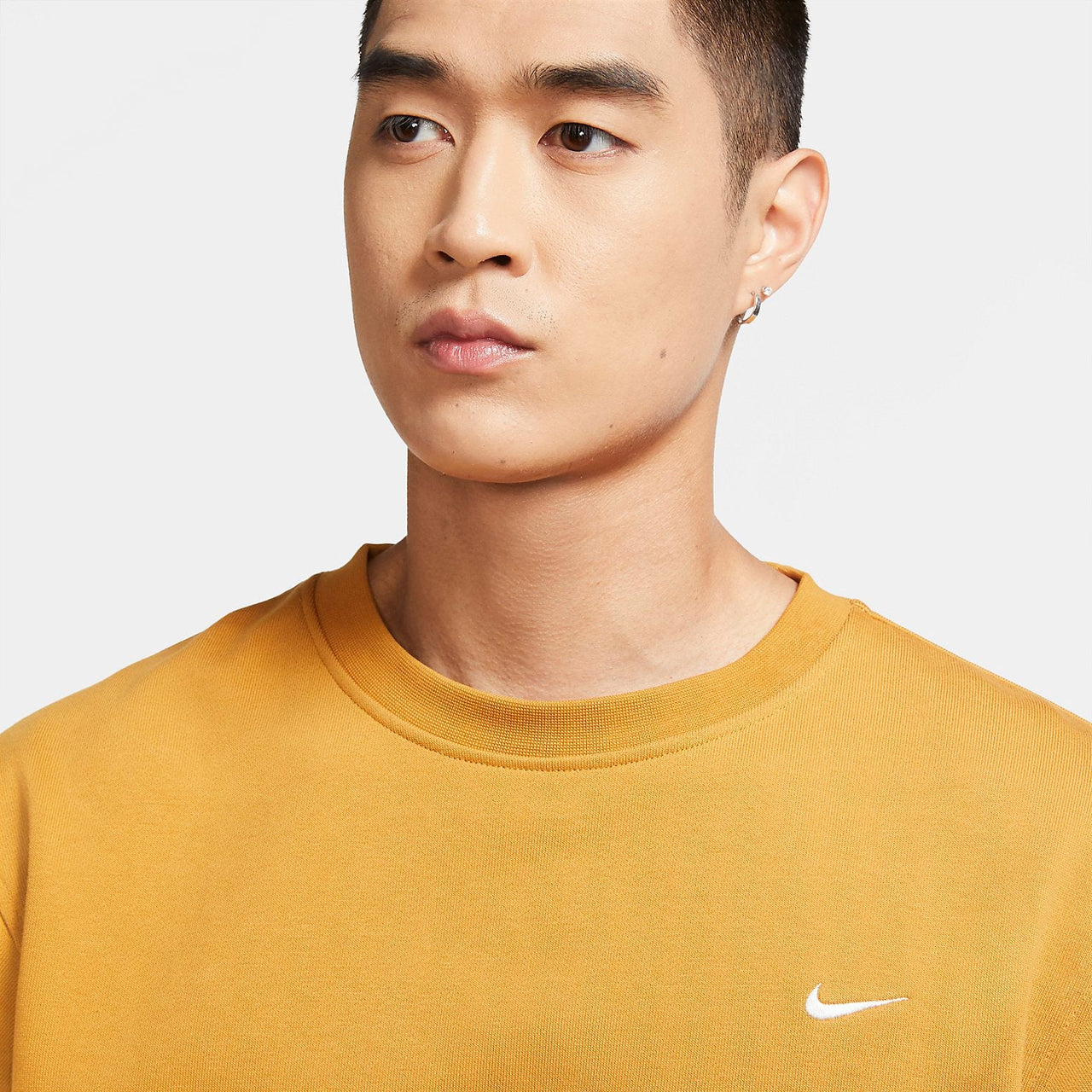 Nike Solo Swoosh Fleece Crew 'Orange' CK6359-712