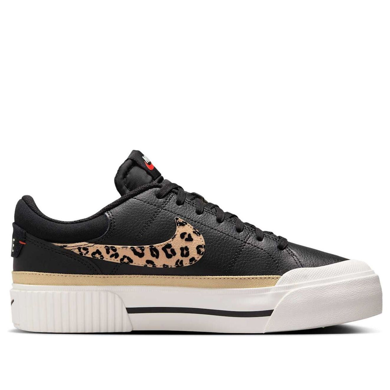 (WMNS) Nike Court Legacy Lift 'Leopard Black' HF9548-001