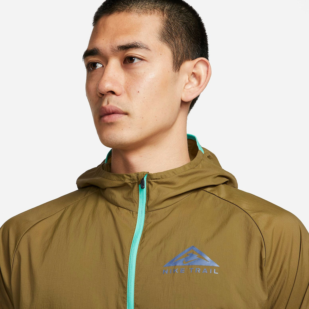 Nike Trail Aireez lightweight trail running jacket 'Olive Green' DX6884-368