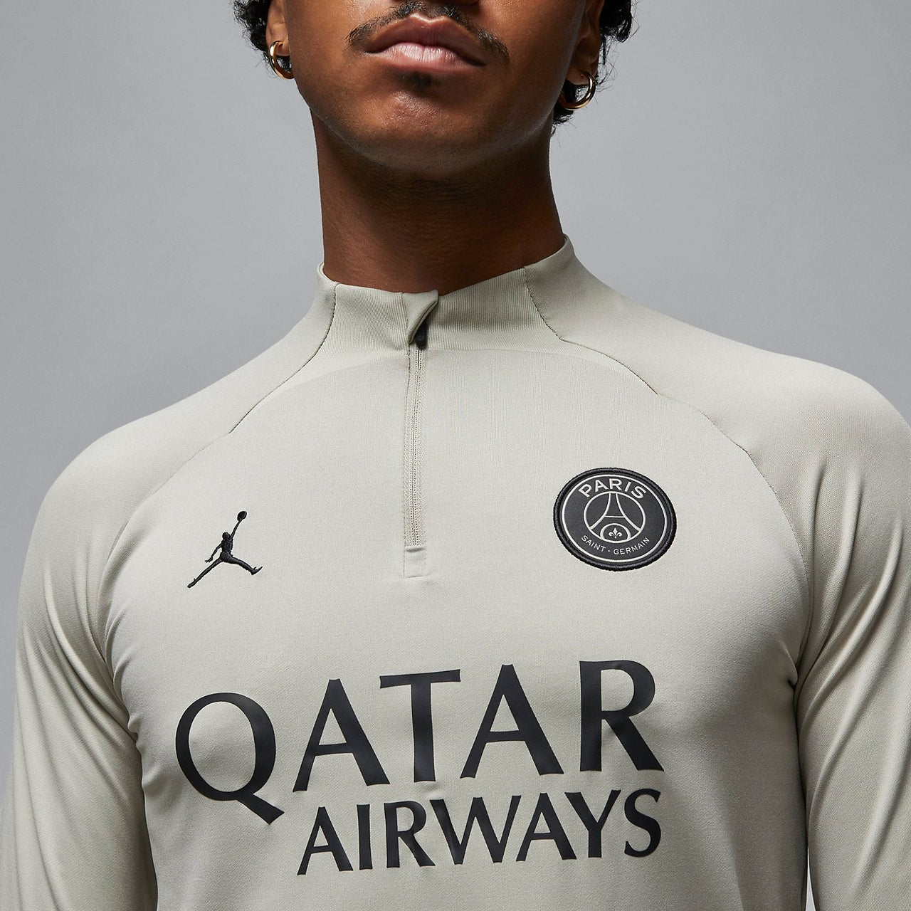 Air Jordan x Paris Saint-Germain Dri-FIT Knit Soccer Drill Top 'Stone' DZ0844-231