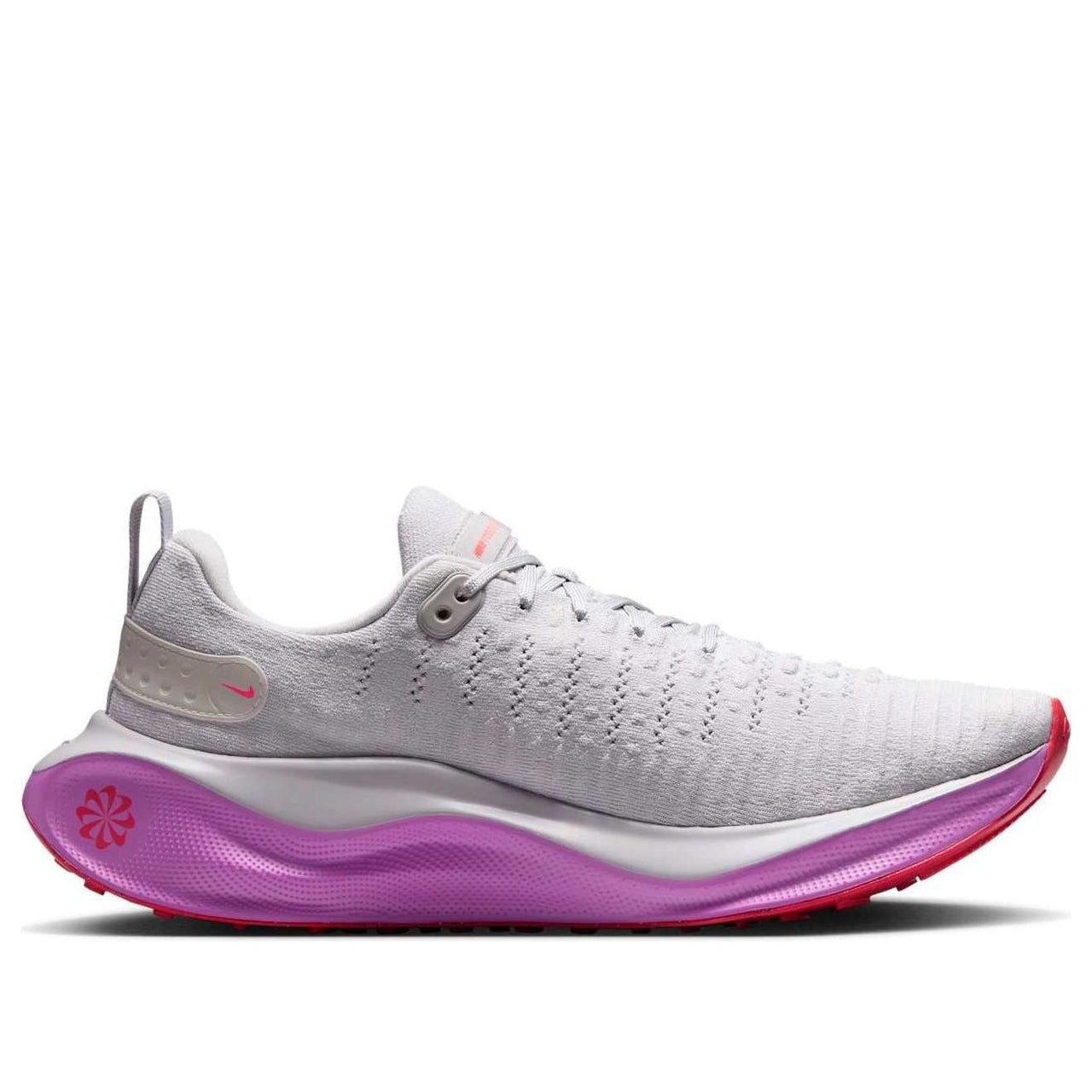 Nike ReactX Infinity Run 4 'Vast Grey Hyper Violet Bright Crimson' DR2665-011