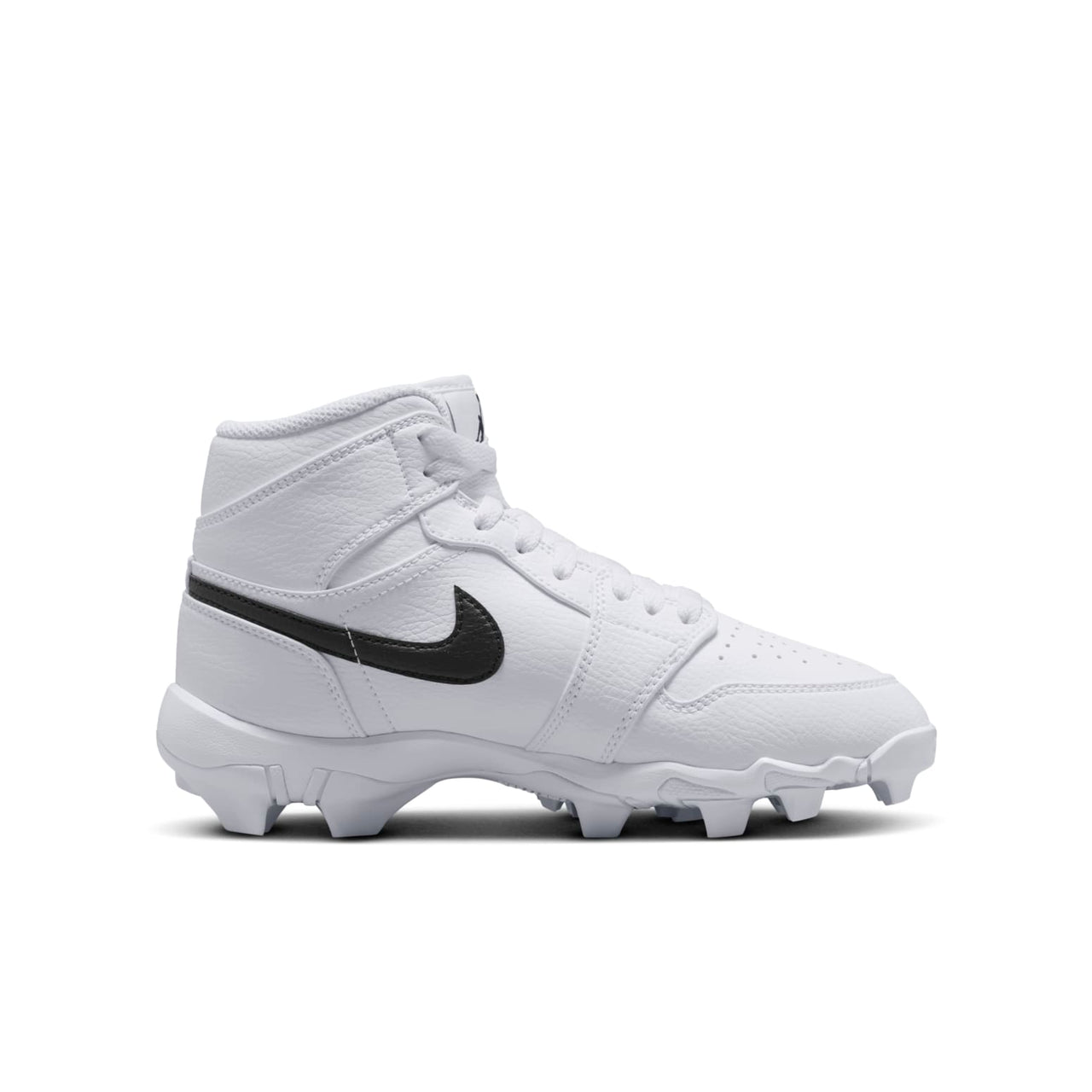 (GS) Air Jordan 1 Mid Cleat 'White Black' HF6883-100