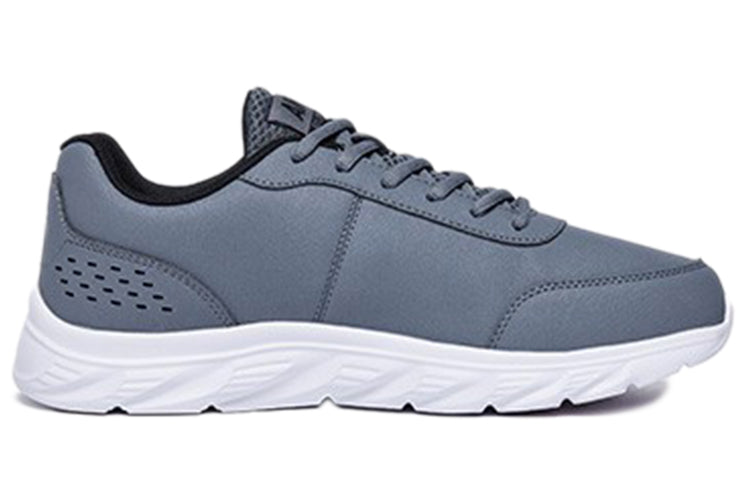 ANTA Running Series Sneakers Leather 'Stone Grey' 91835529-2