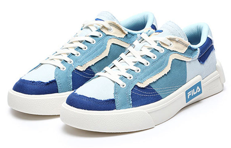 (WMNS) FILA FUSION Canvas Skate Shoes 'Blue Green' T12W228207FSN
