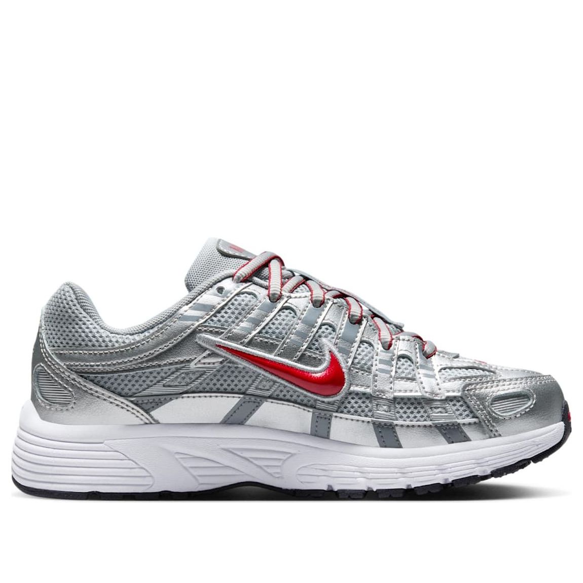(GS) Nike P-6000 'Metalic Silver Cool Red' HV5064-002