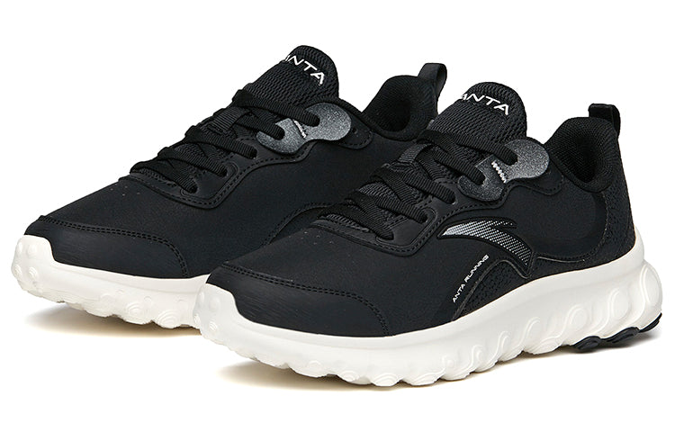 (WMNS) ANTA Running Series Sneakers 'Black Silver White' 122115582-8
