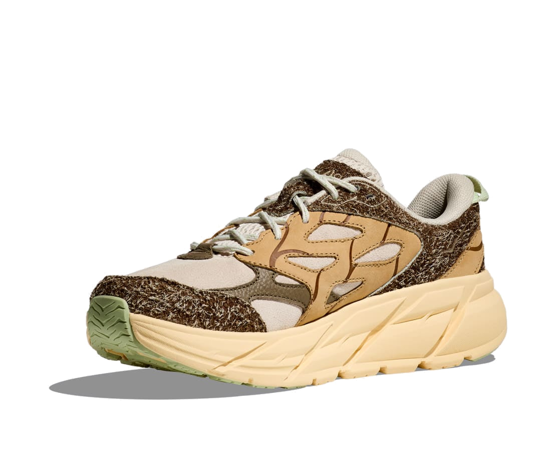 HOKA ONE ONE Clifton L Suede 'Oat Milk Pollen' 1150910-OLL