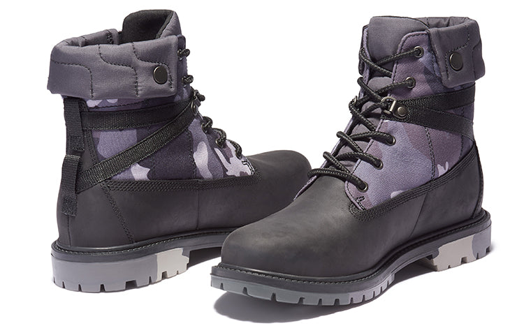 (WMNS) Timberland Heritage EK+ 6 Inch WaterProof Boot 'Black Full Grian' A2J3M015
