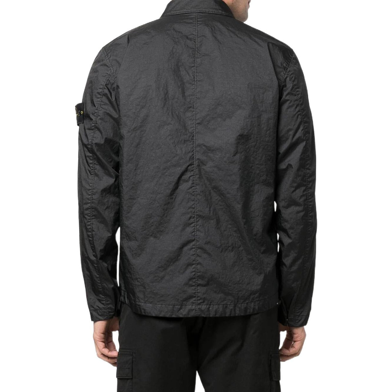 STONE ISLAND Membrana 3L TC Overshirt 'Black' 761510323-V0029