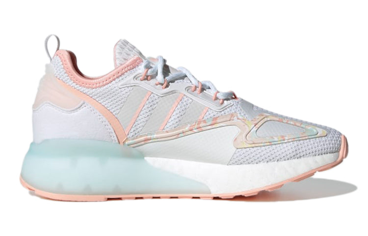 (GS) adidas ZX 2K Boost 'White Haze Coral' GZ7456