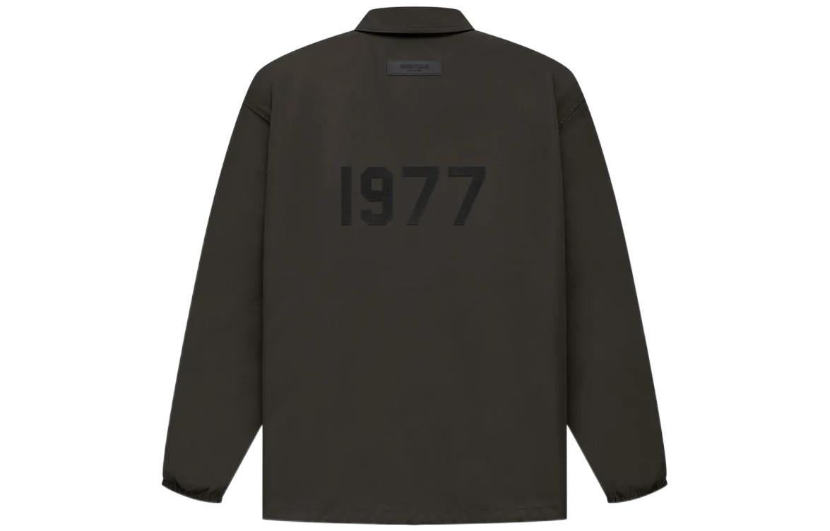 Fear of God Essentials FW22 CD2 Coaches Jacket 'Off Black' FOG-FW22-709