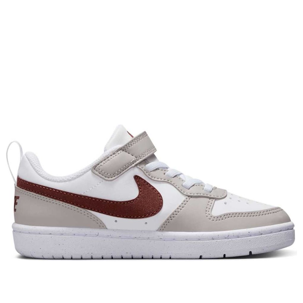 (PS) Nike Court Borough Recraft 'White Light Iron Ore Dark Pony' FZ4522-100