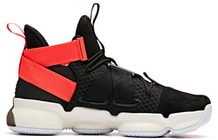 ANTA YuKong High Top 'Black Red White' 91911190-7