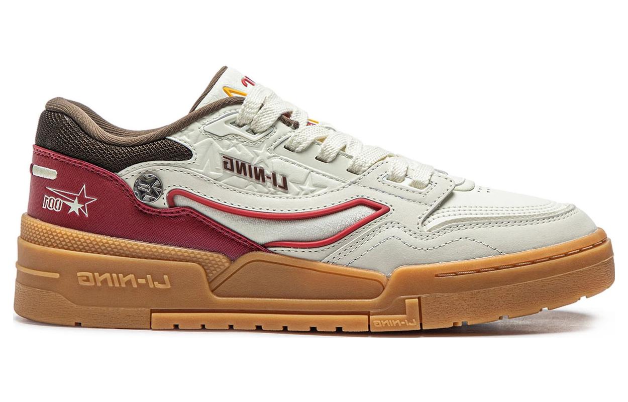 Li-Ning 001 BTC Premium 'White Red Gum' AGCT495-1