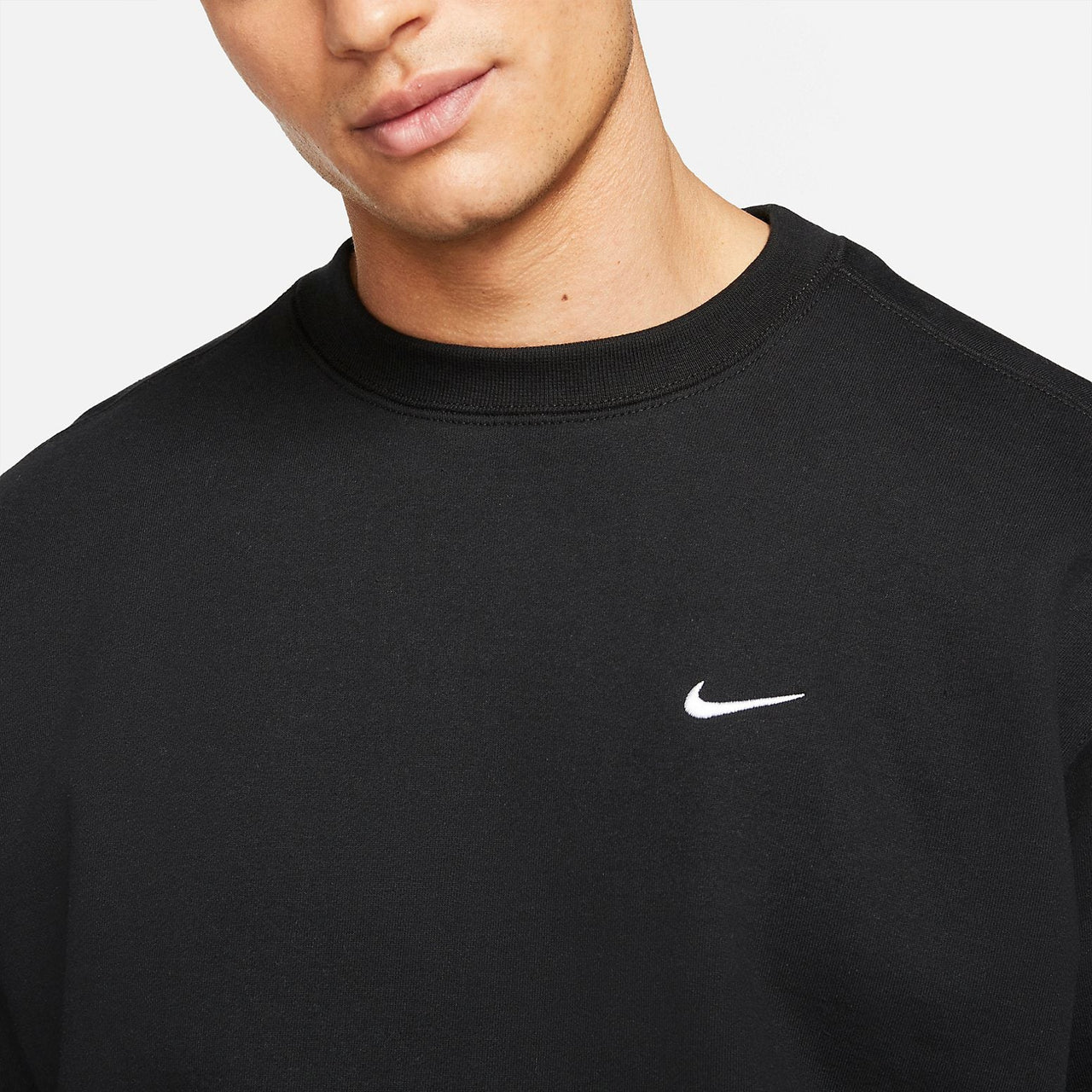 Nike Lab Nrg Fleece Crew Round Neck Pullover 'Black' CQ4004-010