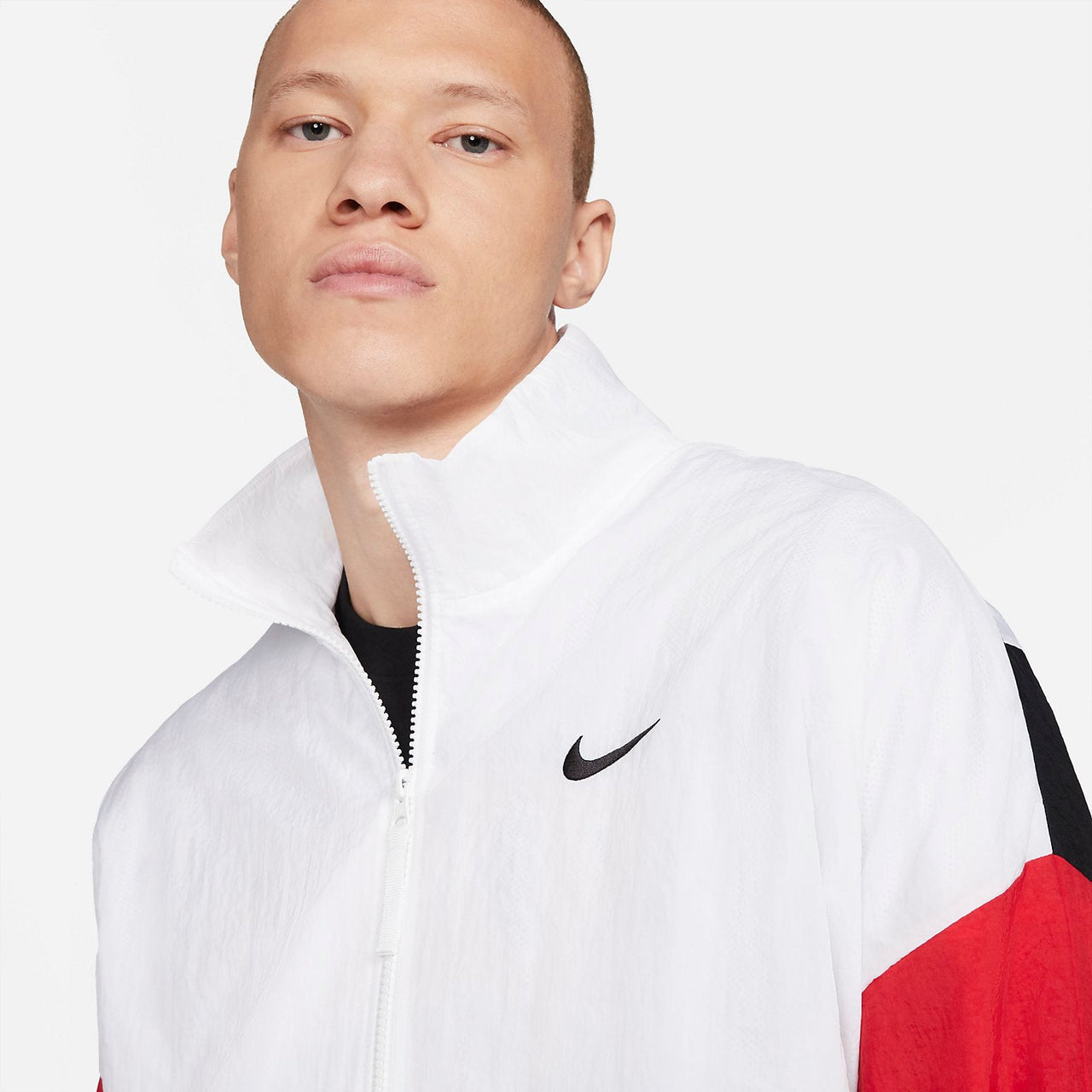 Nike Starting 5 Basketball Jacket Coat Full Zip 'Black Red White' CW7348-101