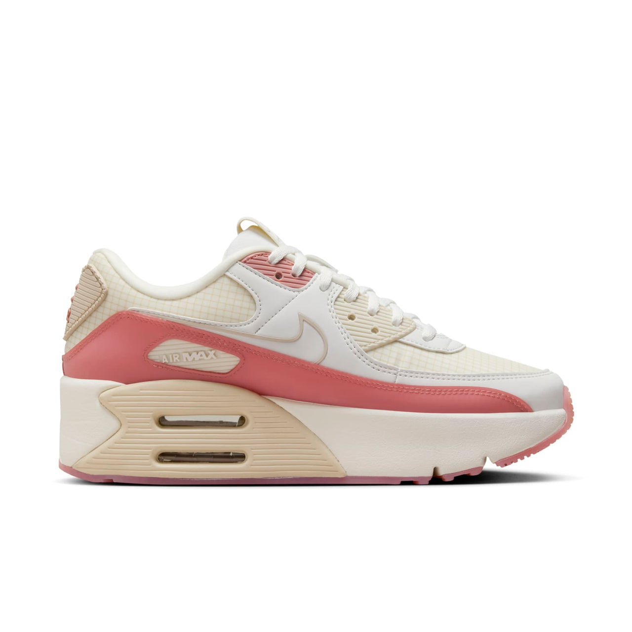 (WMNS) Nike Air Max 90 LV8 'Sail Light Brown Red' HF0782-101