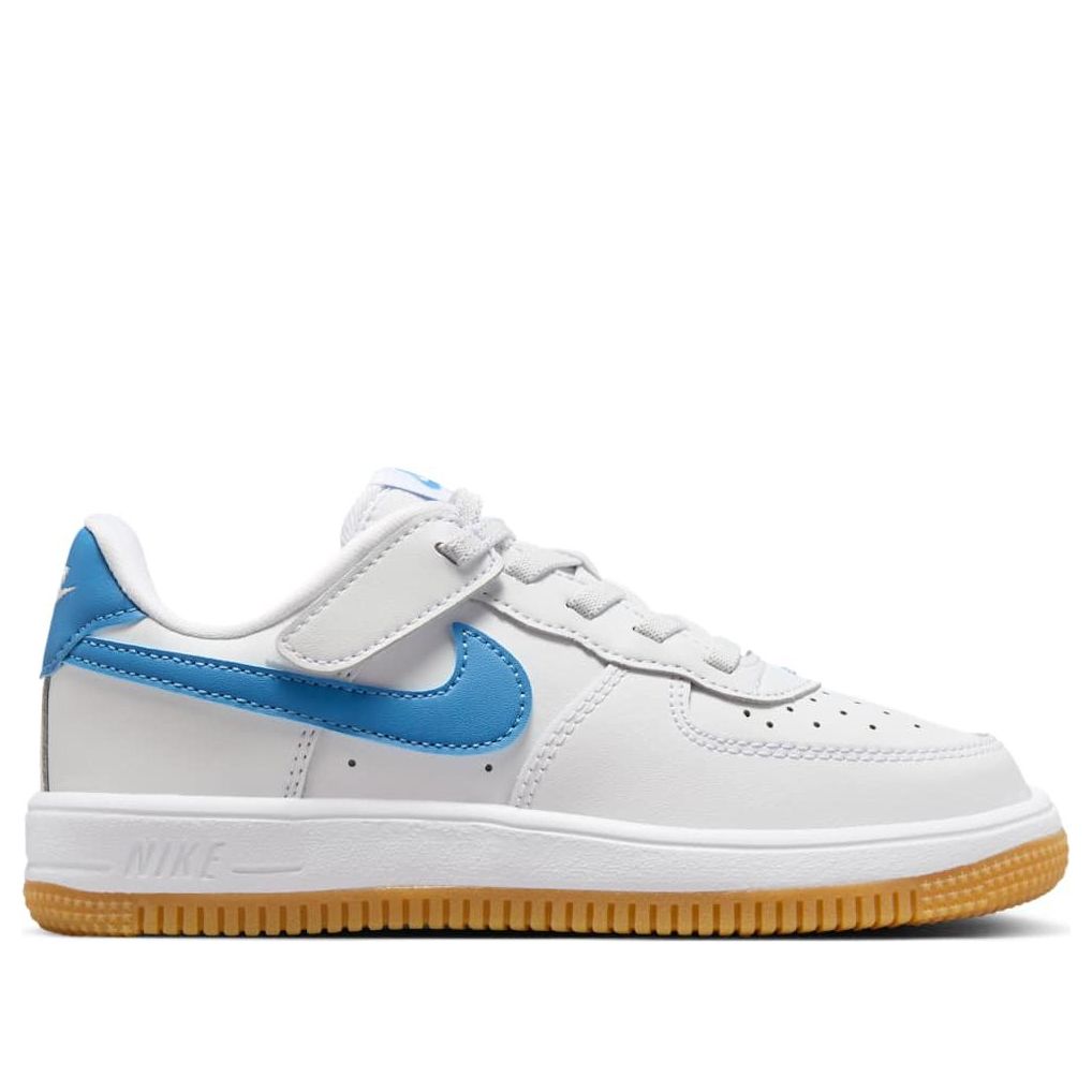 (PS) Nike Air Force 1 Low EasyOn 'White Gum Light Brown Blue Beyond' FN0237-115