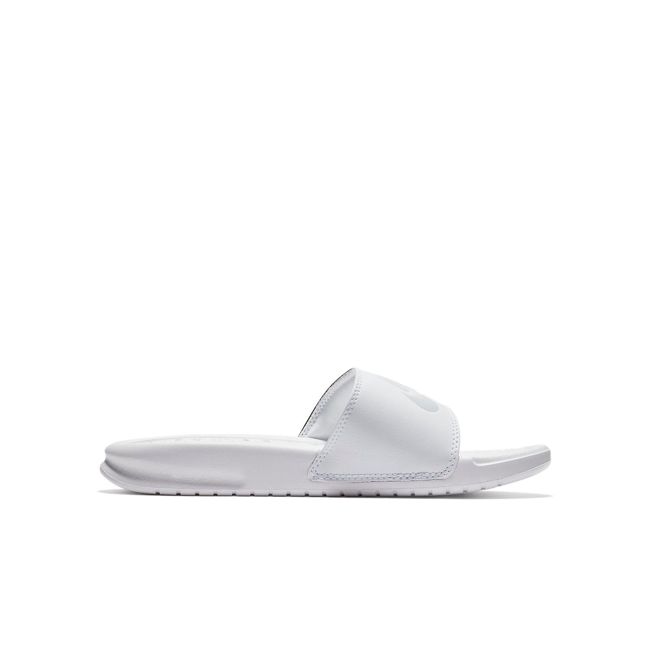 (WMNS) Nike Benassi Slide Just Do It Pack White (W) 'Black White' 343881-105
