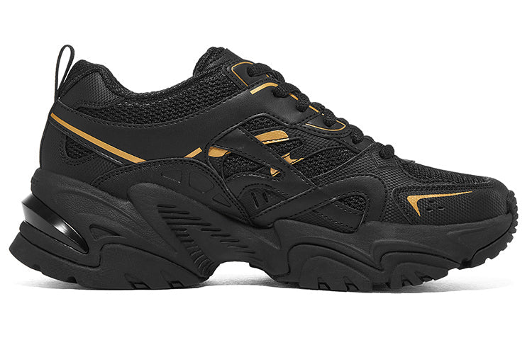 (WMNS) Skechers Stamina V2 'Black Gold' 896047-BBK