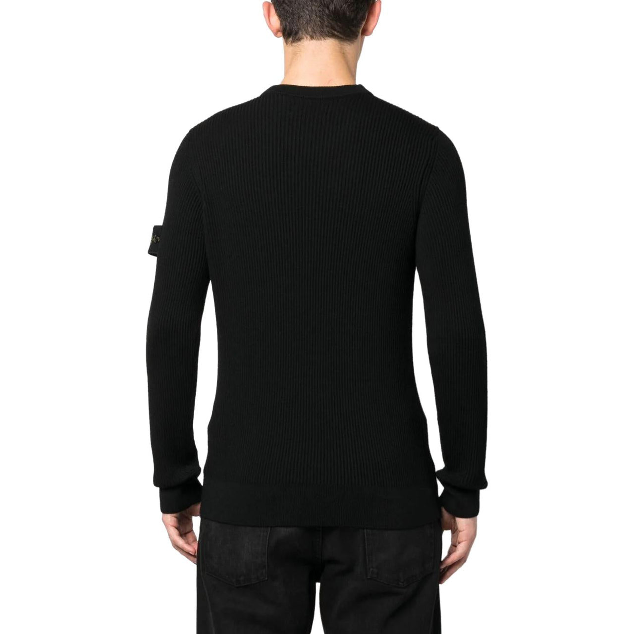STONE ISLAND Knitted Sweater 'Black' 7915553C2-A0029