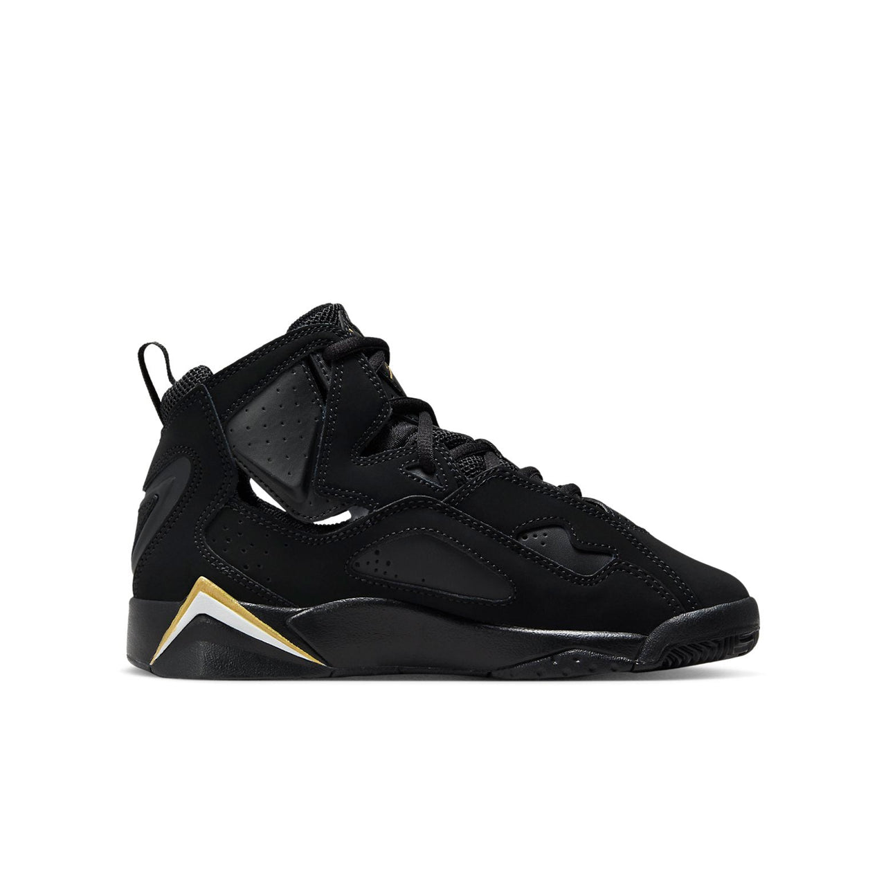 (GS) Air Jordan True Flight 'Black Metallic Gold' 2023 343795-017