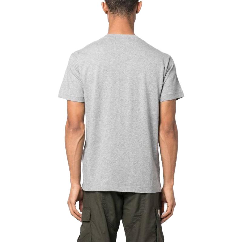 STONE ISLAND Compass Patch Logo Short-Sleeve T-shirt 'Melange Grey' 101524113-A0M64