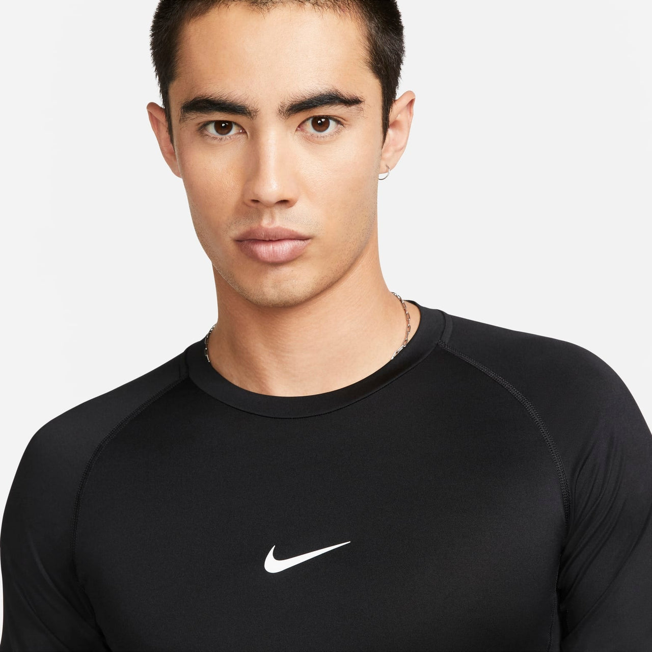 Nike Pro Dri-FIT Slim Short-Sleeve Top Asia Sizing 'Black' FB7933-010